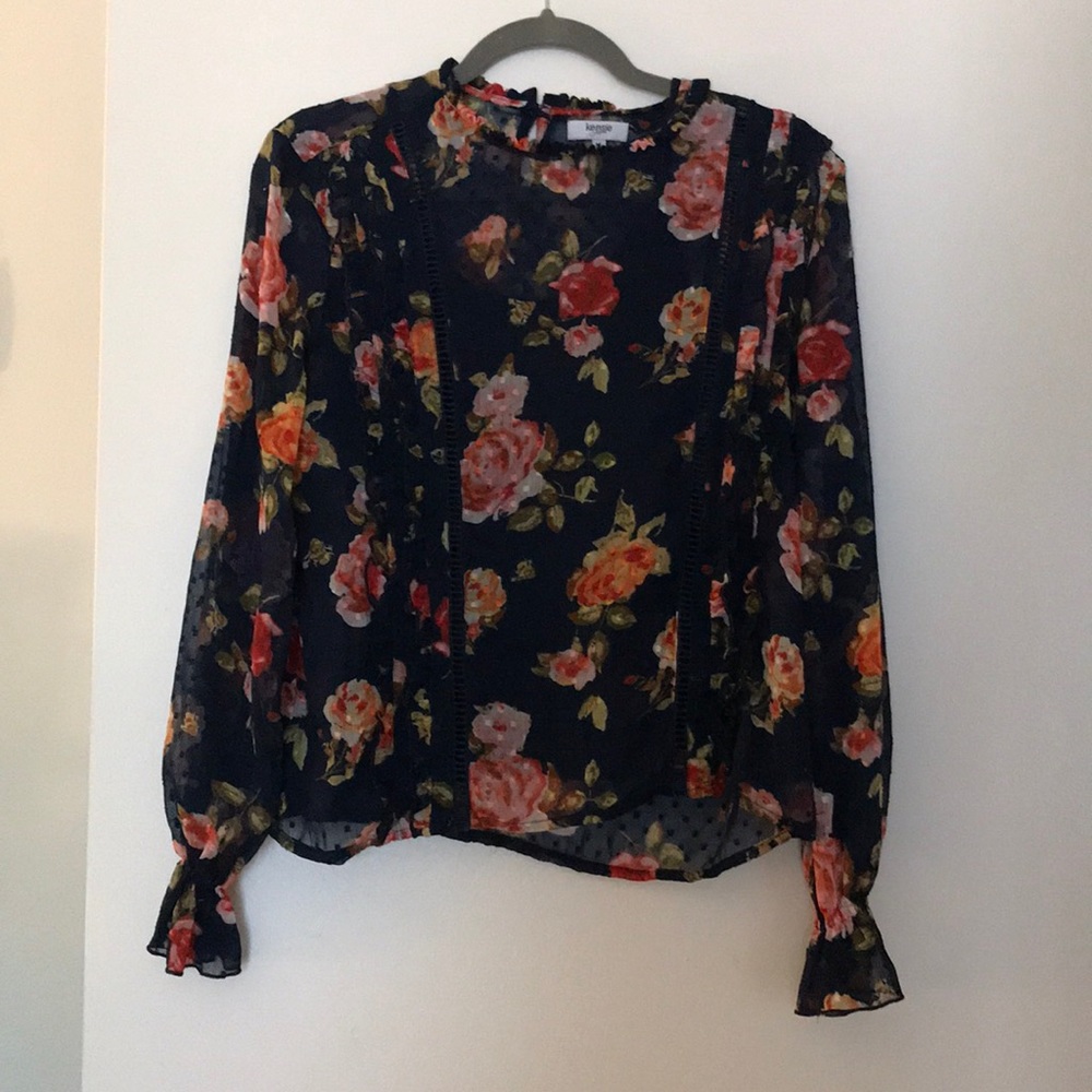 Kenzie Women’s Floral Blouse w/ Cami